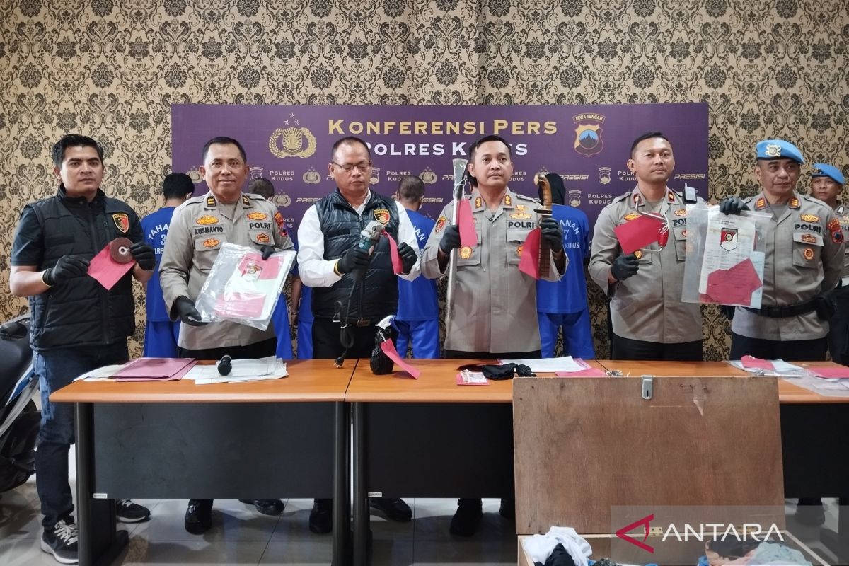 Polres Kudus amankan enam sepeda motor curian