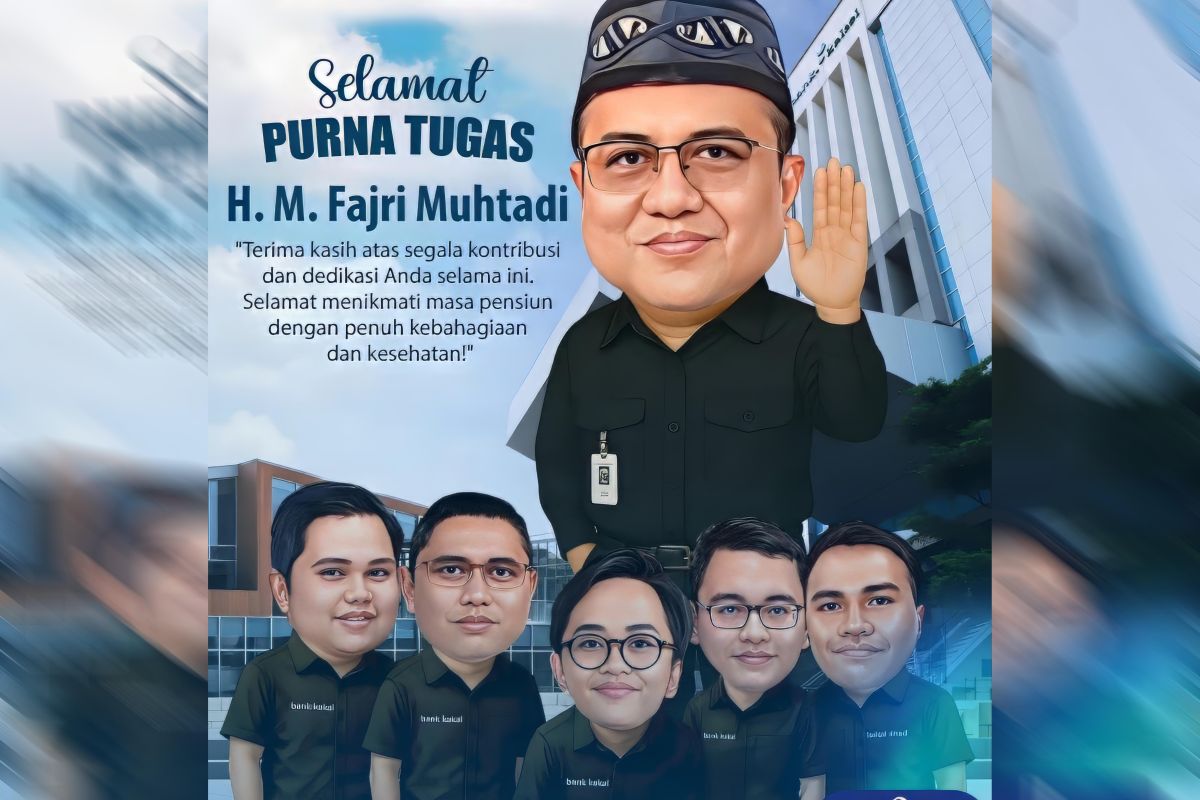 Selamat Purna Tugas Direktur UPZ Bank Kalsel HM. Fajri Muhtadi