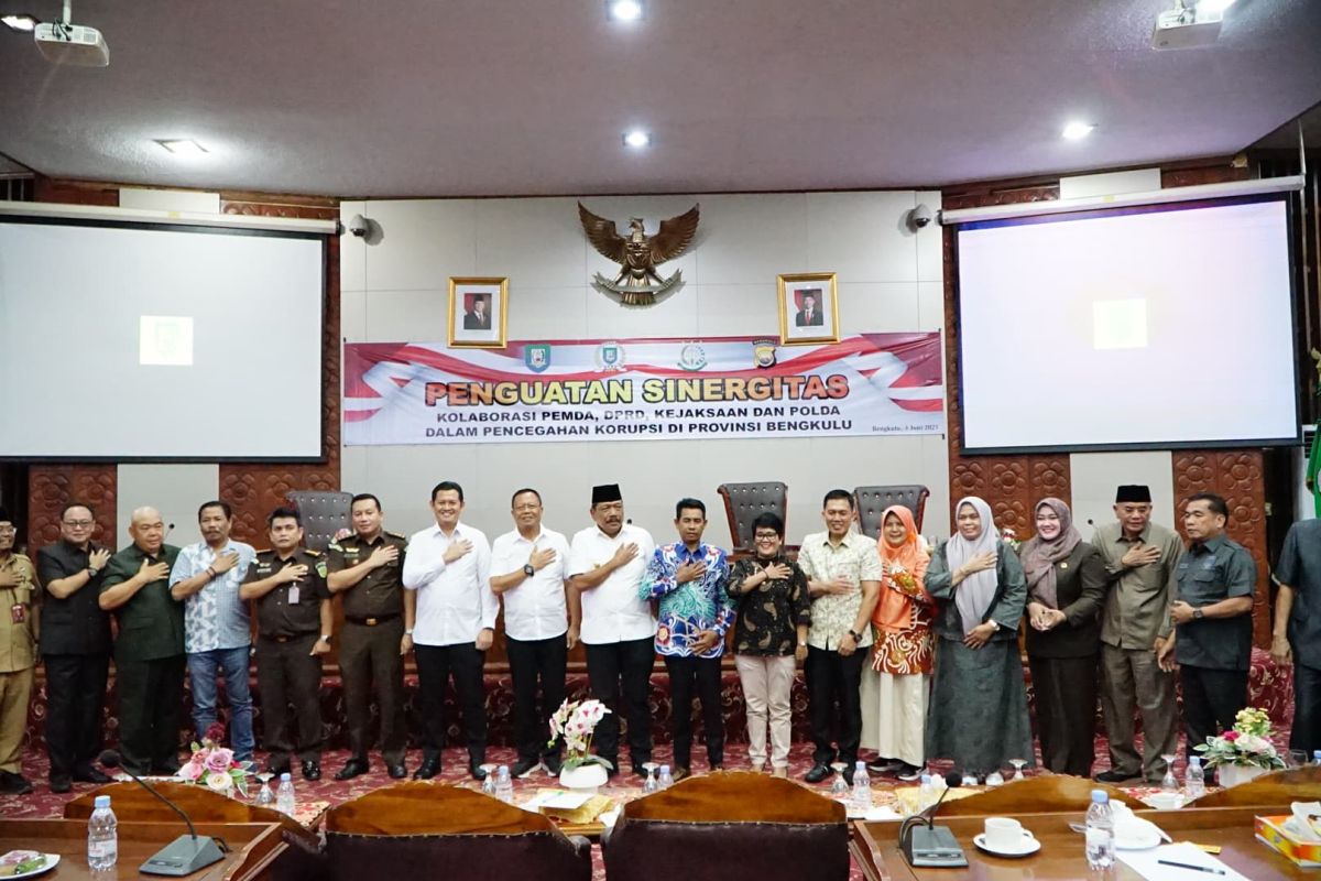 Pemprov Bengkulu komitmen wujudkan pemerintahan bersih tanpa korupsi