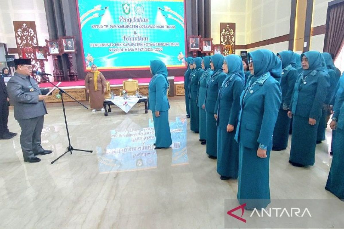 Bupati Kotim perintahkan jajarannya dukung program PKK