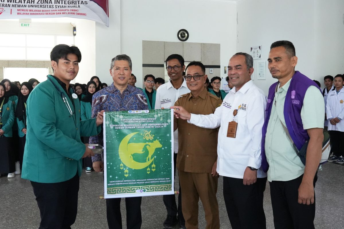 USK kerahkan sebanyak 429 mahasiswa periksa hewan kurban di Aceh