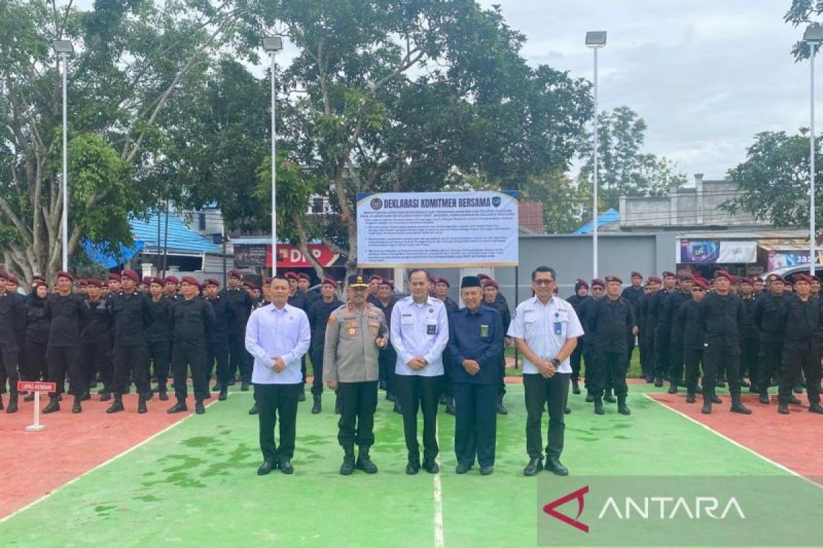 Ditjenpas bersama Rutan  dan Lapas se-Sultra deklarasi bebas narkoba