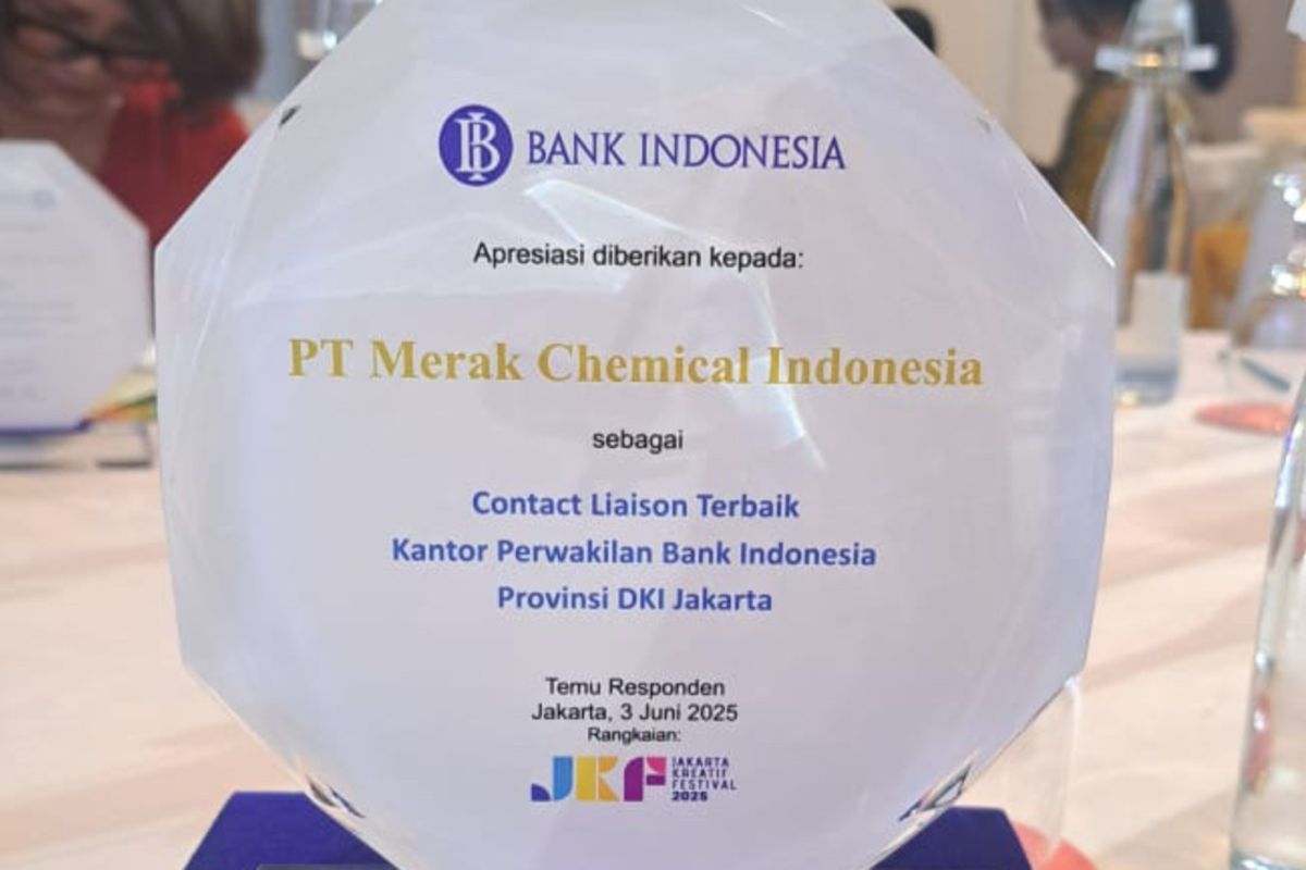 Merak Chemicals Indonesia raih penghargaan dari BI