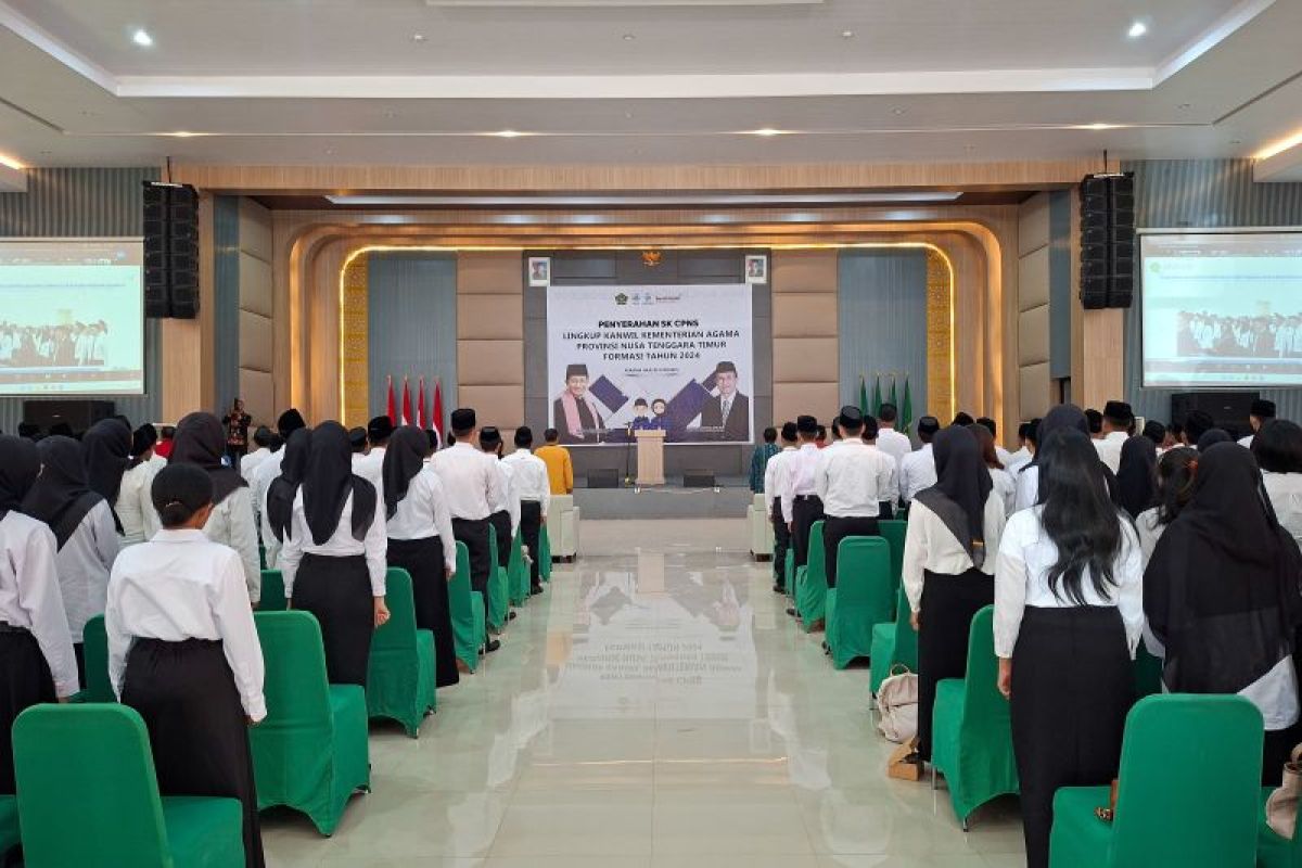 Kemenag NTT tekankan pentingnya integritas kepada 256 CPNS