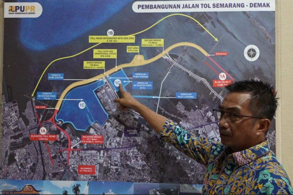 Tol  Semarang-Demak Seksi 1 ditargetkan rampung 2027