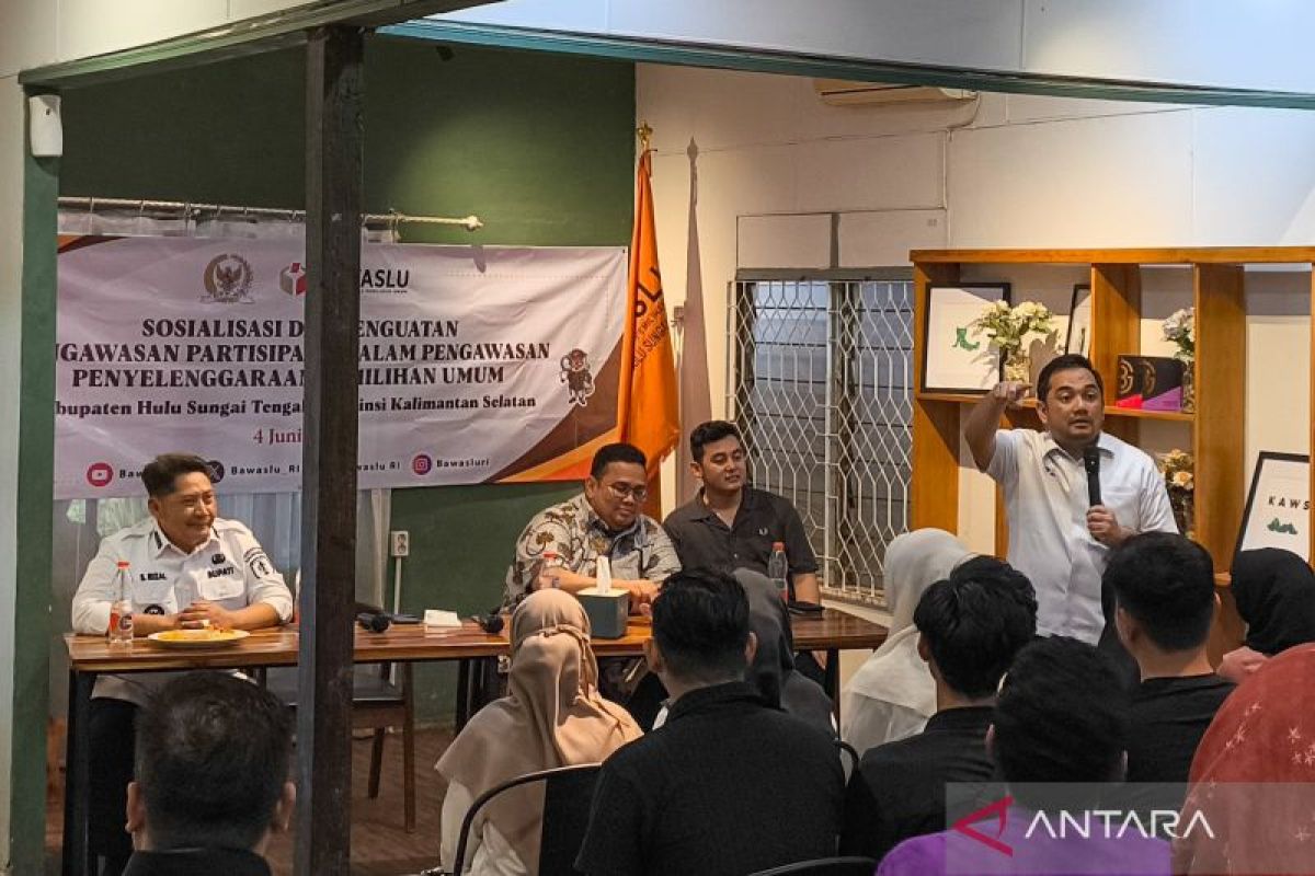 MRK dan Ketua Bawaslu RI sosialisasikan pengawasan partisipatif di HST