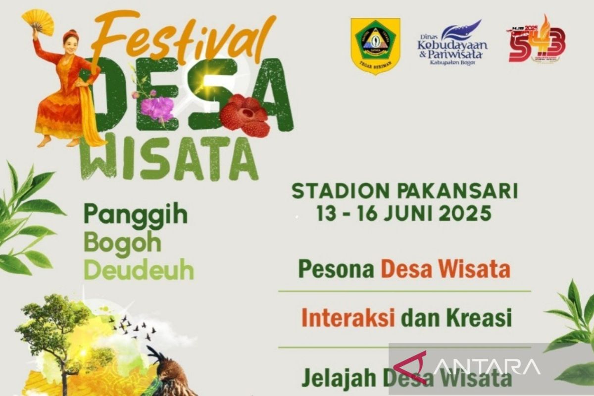Festival Desa Wisata 2025 meriahkan Hari Jadi ke-543 Bogor