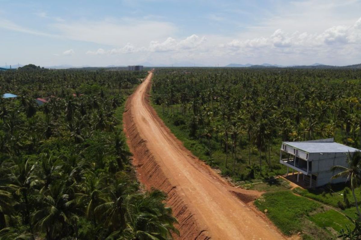 Progres relokasi jalan di Pelabuhan Kijing Kalbar capai 59 persen