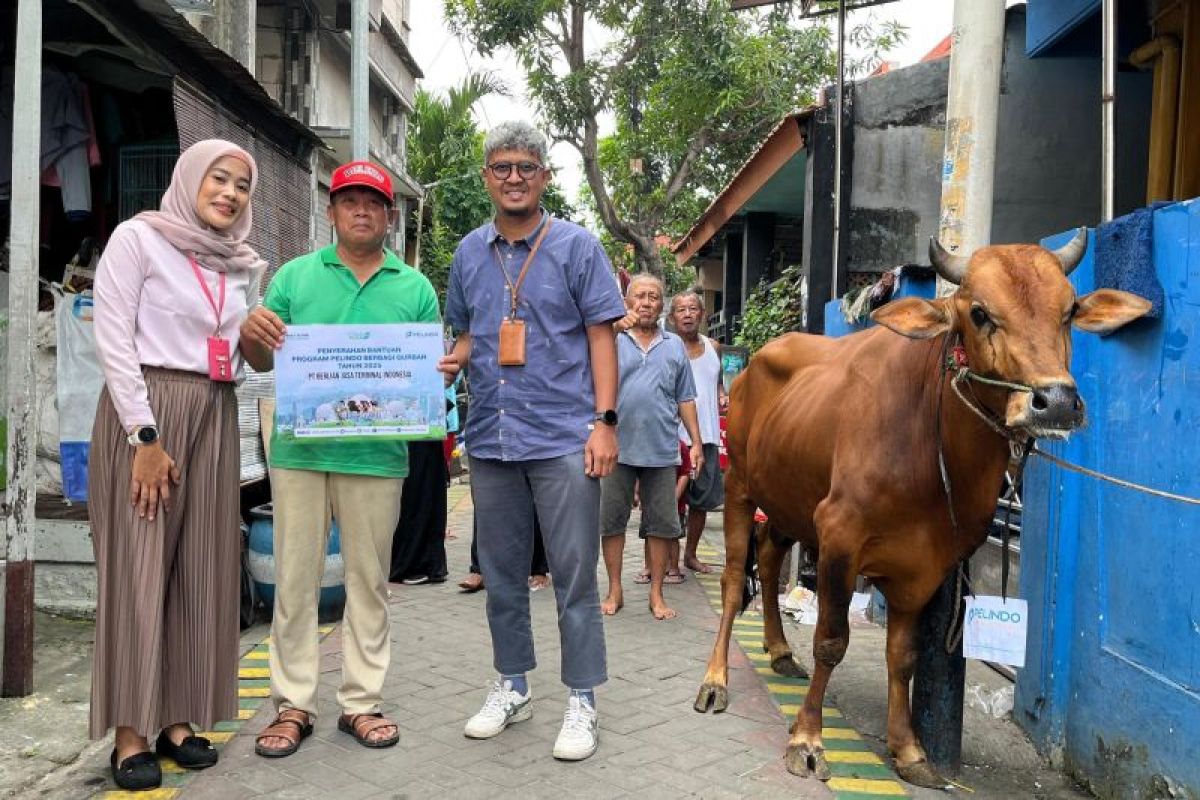 PT BJTI salurkan hewan kurban ke masyarakat sekitar perusahaan