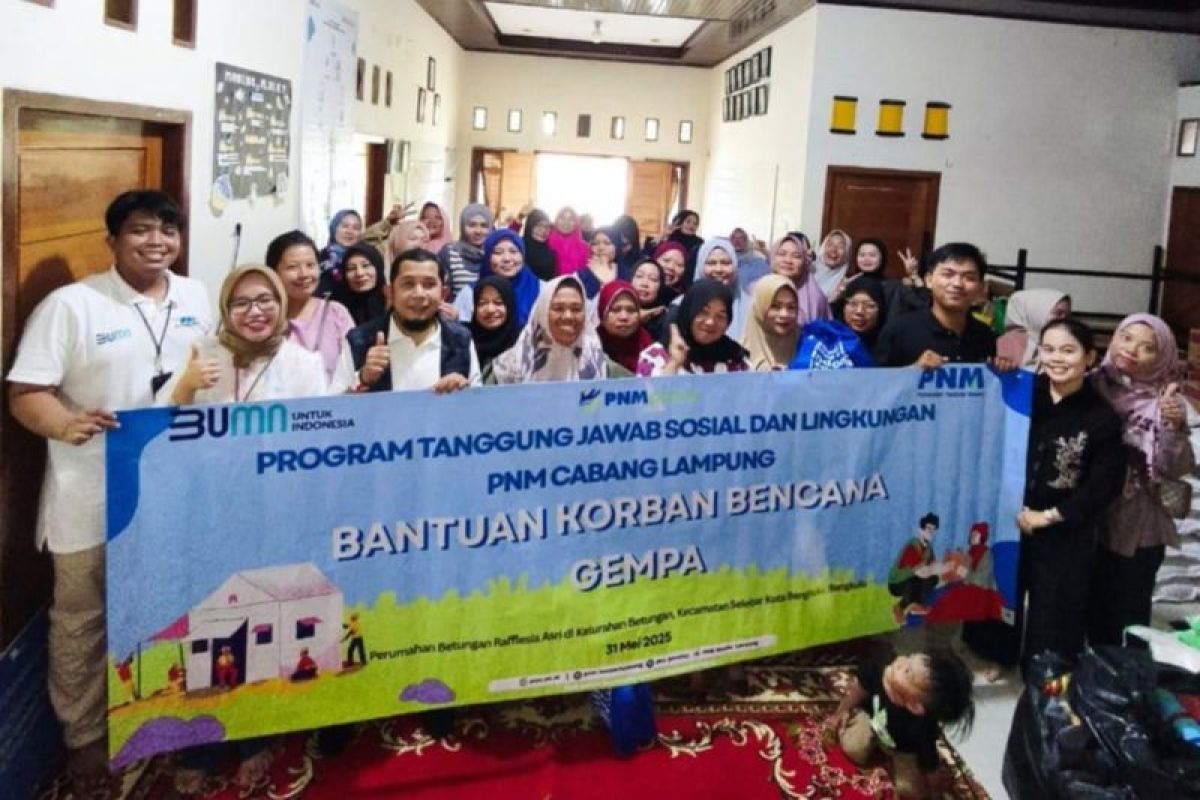 Korban gempa Bengkulu dapatkan bantuan kebutuhan dasar dari PNM