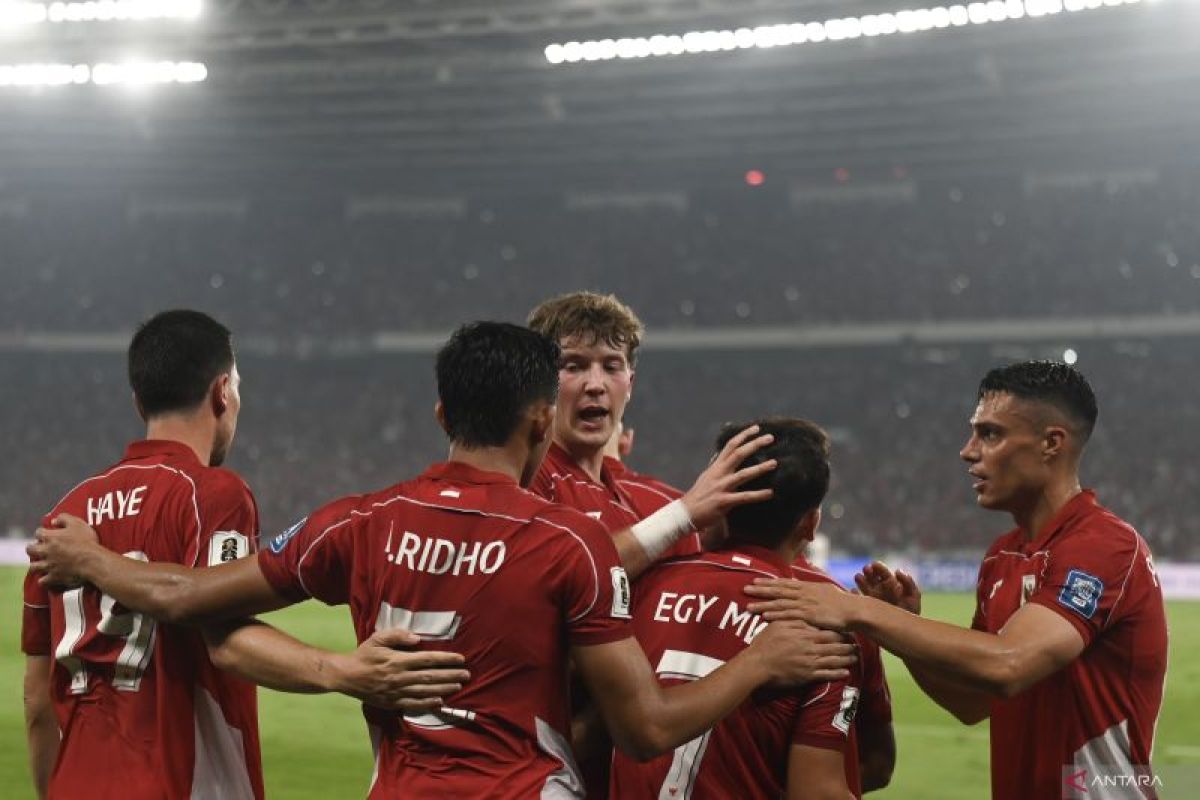 Timnas Rizky Ridho ajak Indonesia rayakan bersama kemenangan atas China