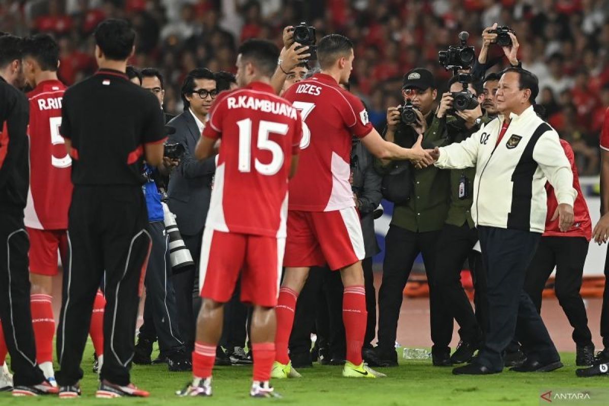 Prabowo Subianto berpeluang saksikan langsung laga timnas Indonesia vs China di GBK