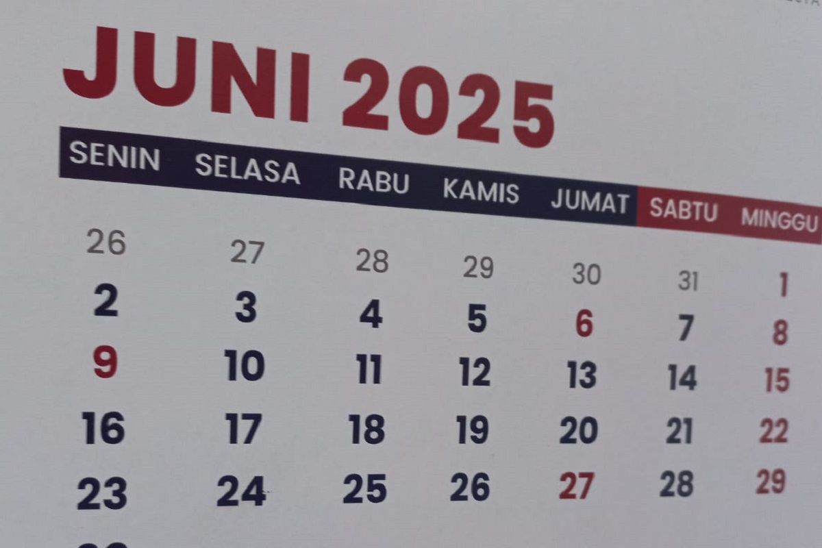 Ada dua long weekend di Juni 2025, Berikut rangkuman tanggal merah