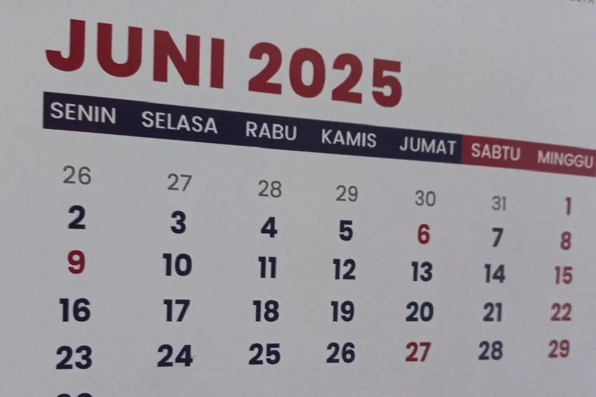 Ada dua long weekend di Juni 2025, Berikut rangkuman tanggal merah