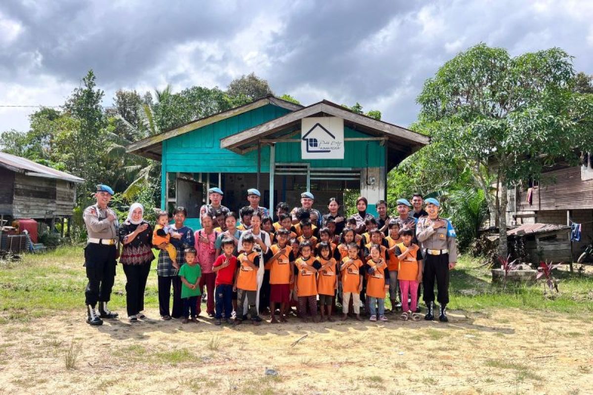 Bakti Sosial Bidpropam Polda Kaltara, Semangat Baru Bagi Pondok Belajar Punan Pesisir