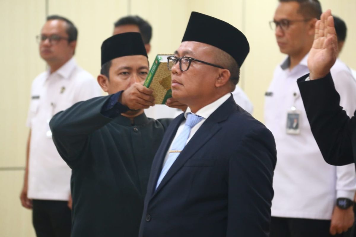 Kakanwil Kemenkum Banten resmi jabat Inspektur Menko Kumham Imipas