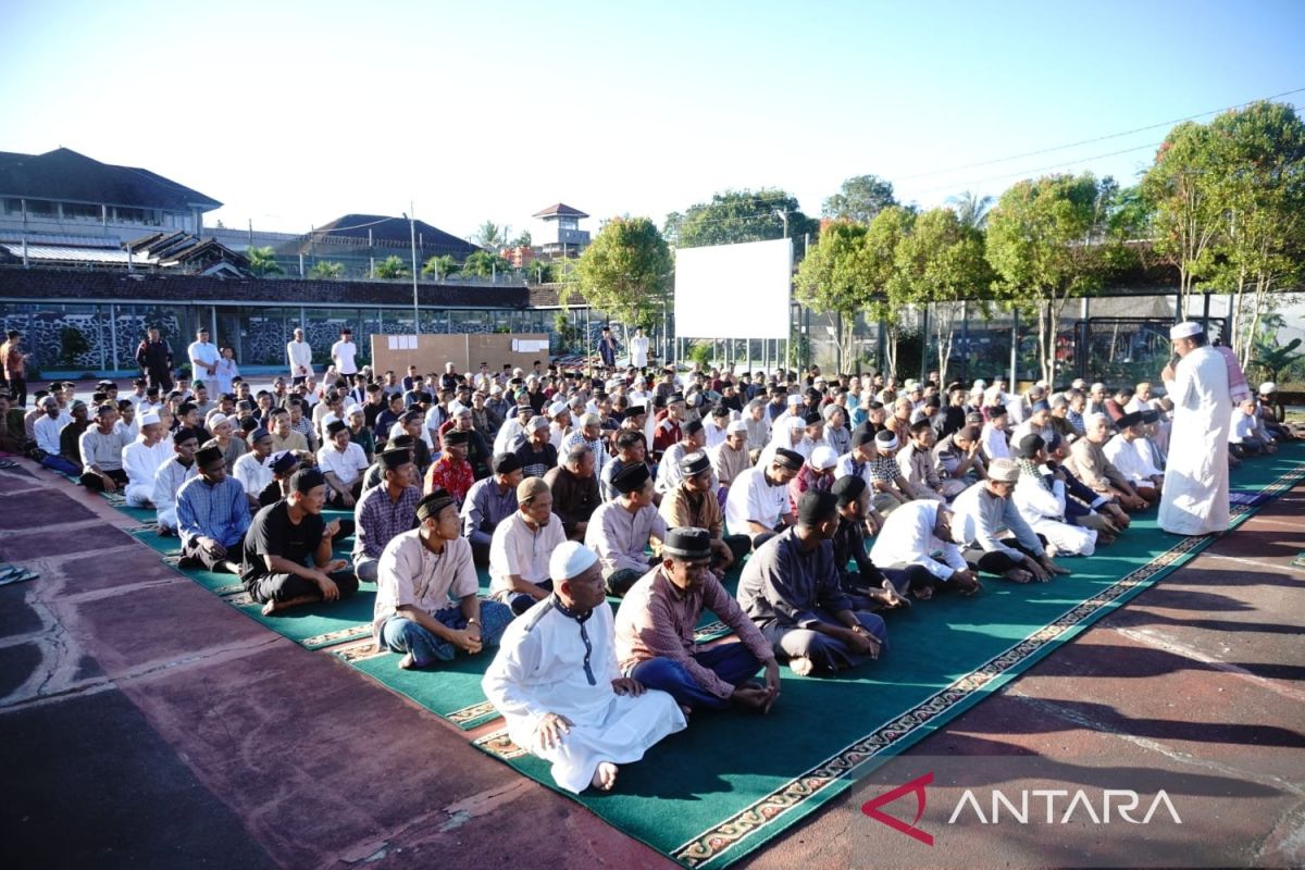 Lapas Tanjungpandan sembelih lima ekor hewan kurban