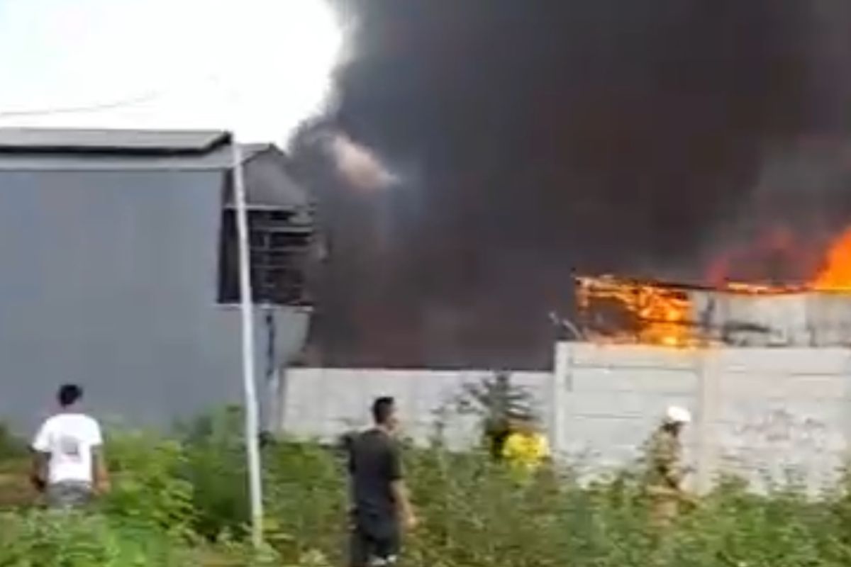 85 personel dikerahkan padamkan kebakaran di Penjaringan