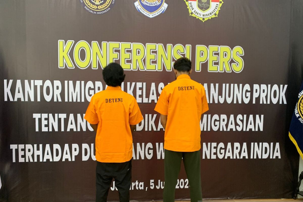 Imigrasi Tanjung Priok tangkap dua warga India yang mengaku investor