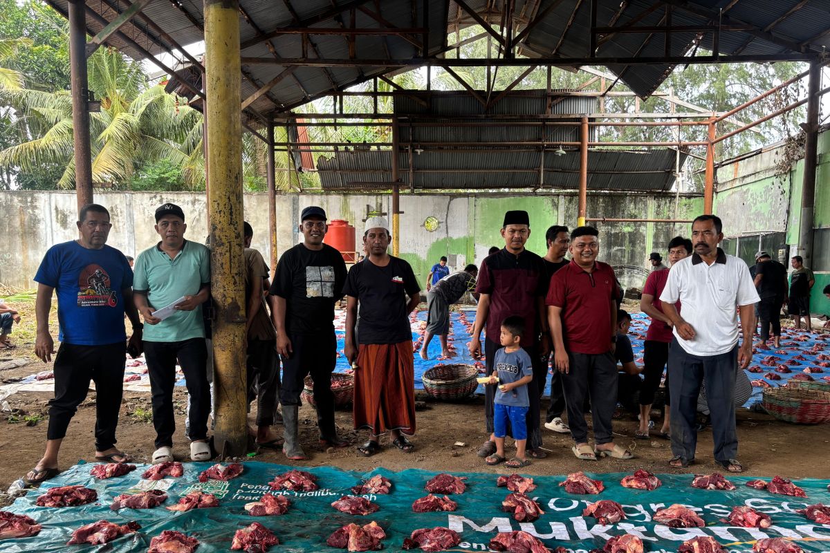 Gampong Luengbata Banda Aceh Potong 40 ekor hewan kurban
