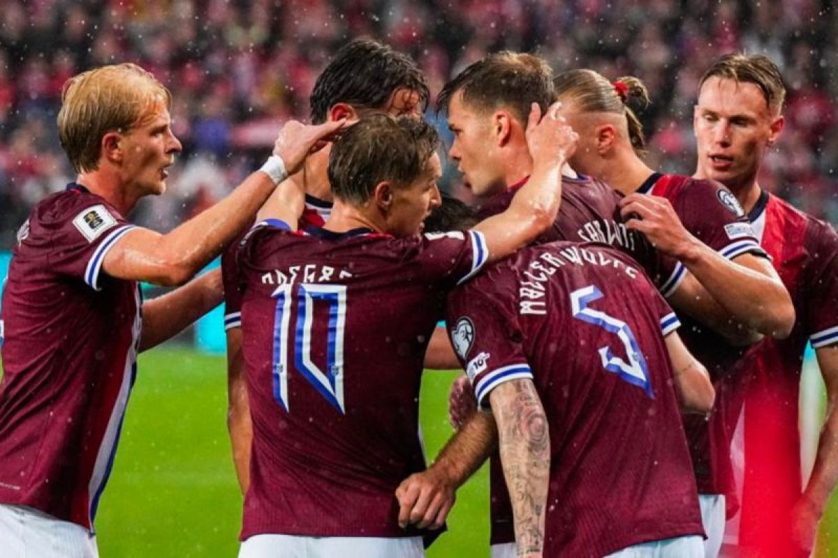 Kualifikasi Piala Dunia 2026 - Norwegia gasak Italia tiga gol tanpa balas