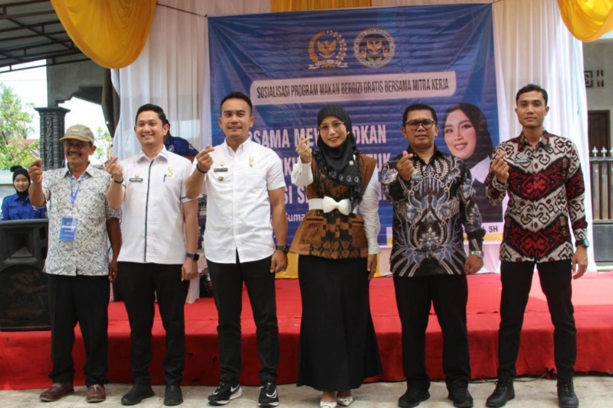 Giliran warga Desa Paya Roba kedatangan Tim Sosialisasi Program Makan Bergizi Gratis