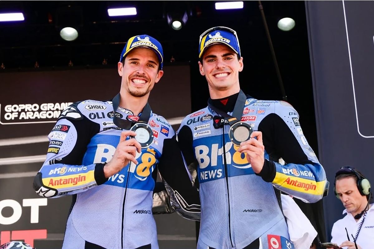 Duo Gresini Racing mendominasi Sprint Race MotoGP Aragon