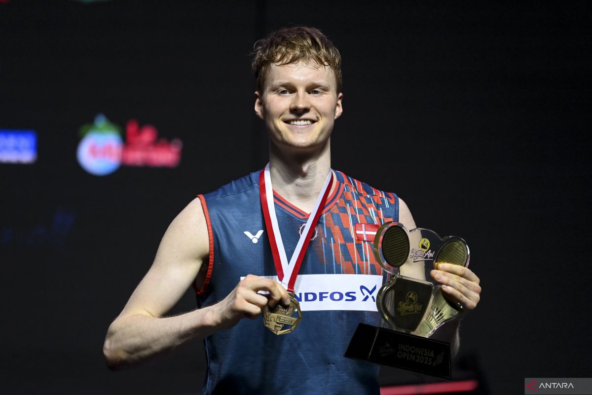 Anders Antonsen akhirnya rengkuh gelar Indonesia Open