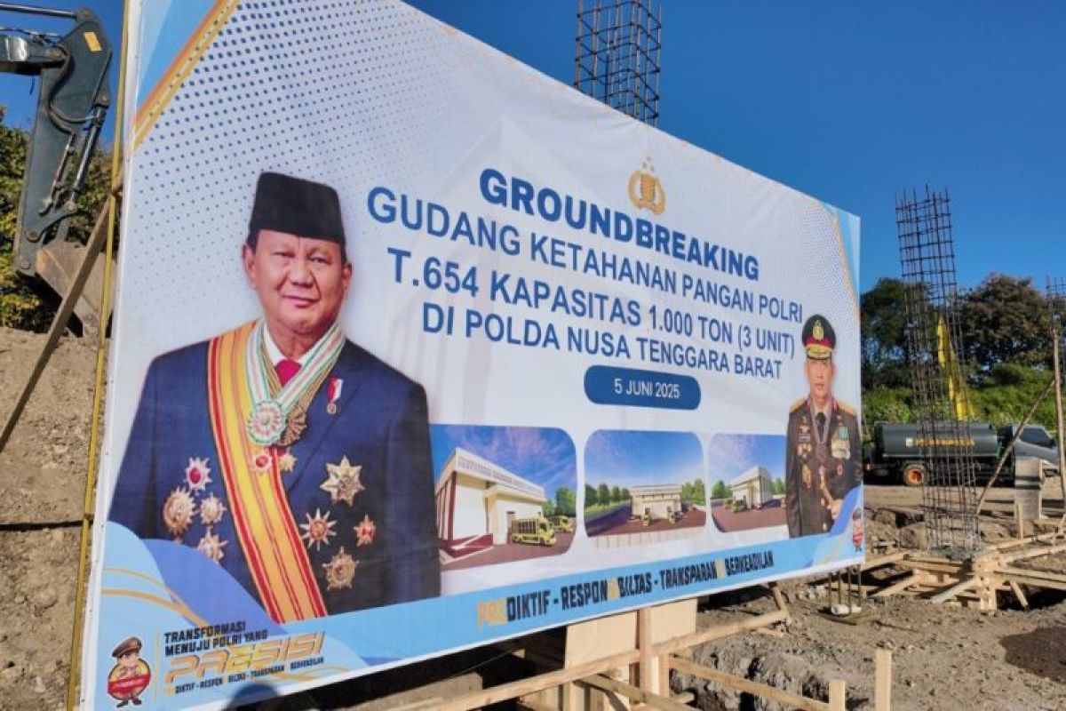 PLN hadirkan listrik handal saat groundbreaking gudang pangan Polri di Sumbawa