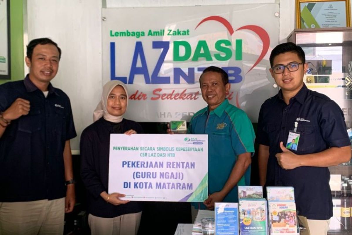Lazdasi NTB salurkan CSR untuk perlindungan 91 guru ngaji di Mataram