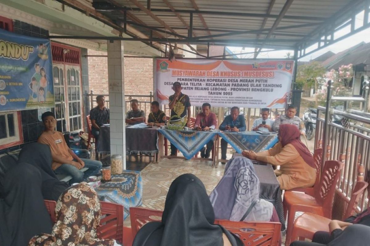 Pemkab Rejang Lebong bentuk 156 unit Koperasi Merah Putih