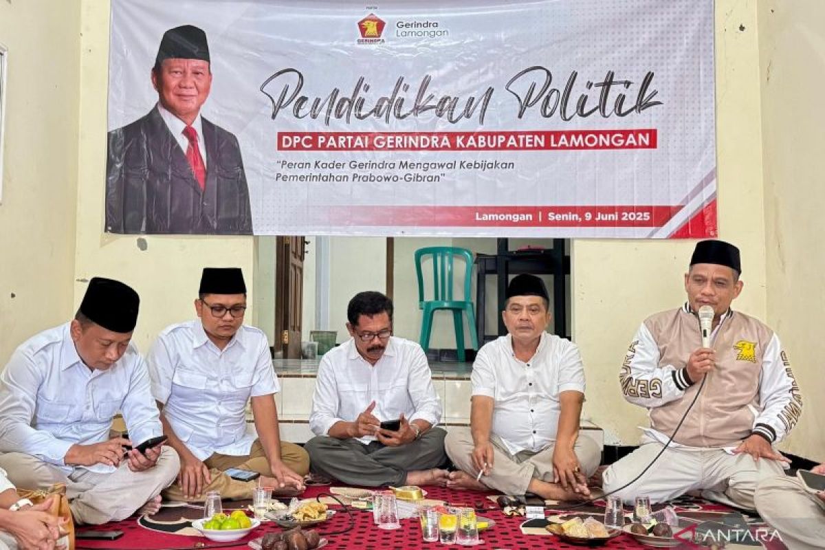 Ketua Gerindra Lamongan instruksikan kader sukseskan program Prabowo