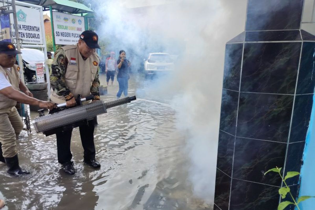 Antisipasi DBD, anggota Komisi VII DPR bantu fogging di Sidoarjo