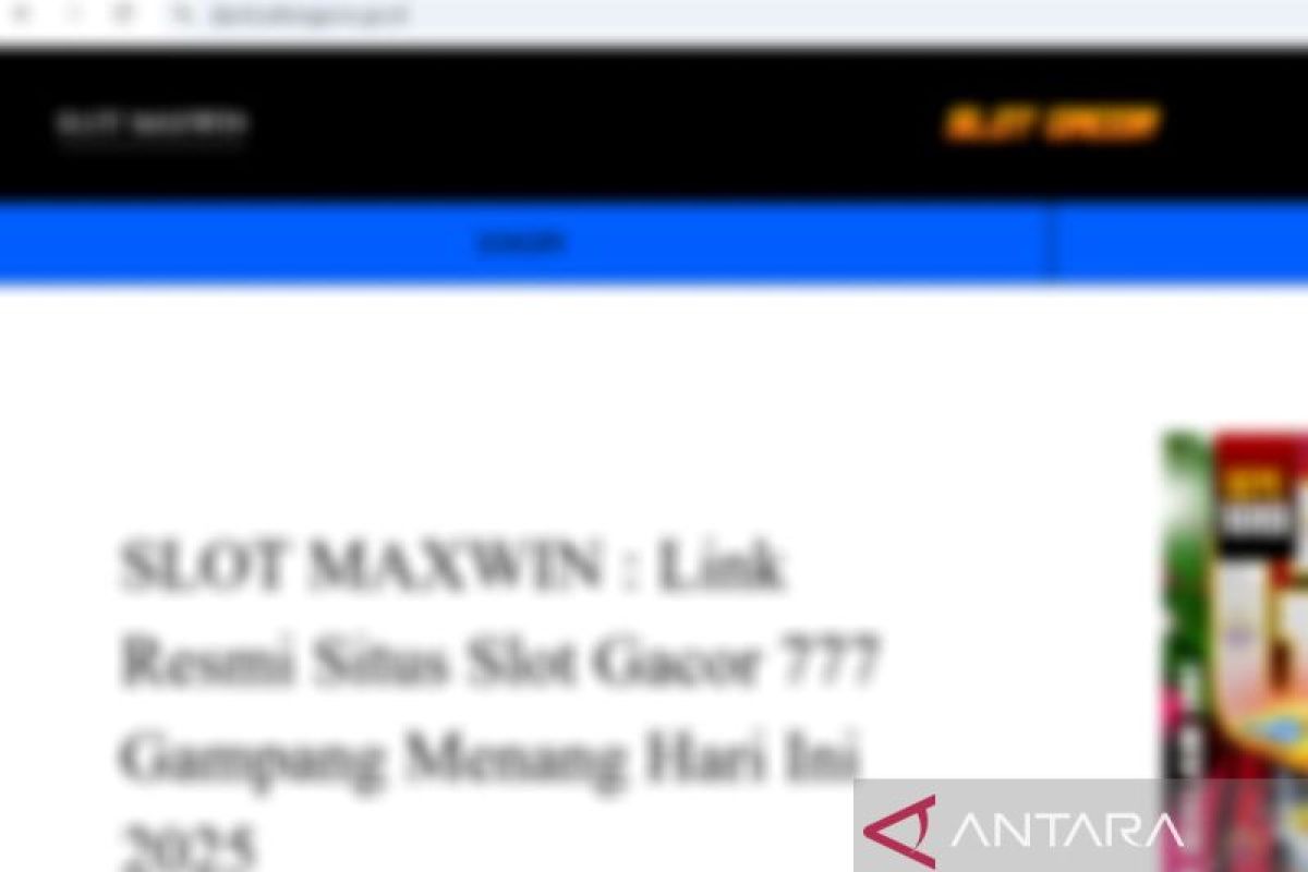 Website DPRD Sulteng diretas untuk promosi judi online