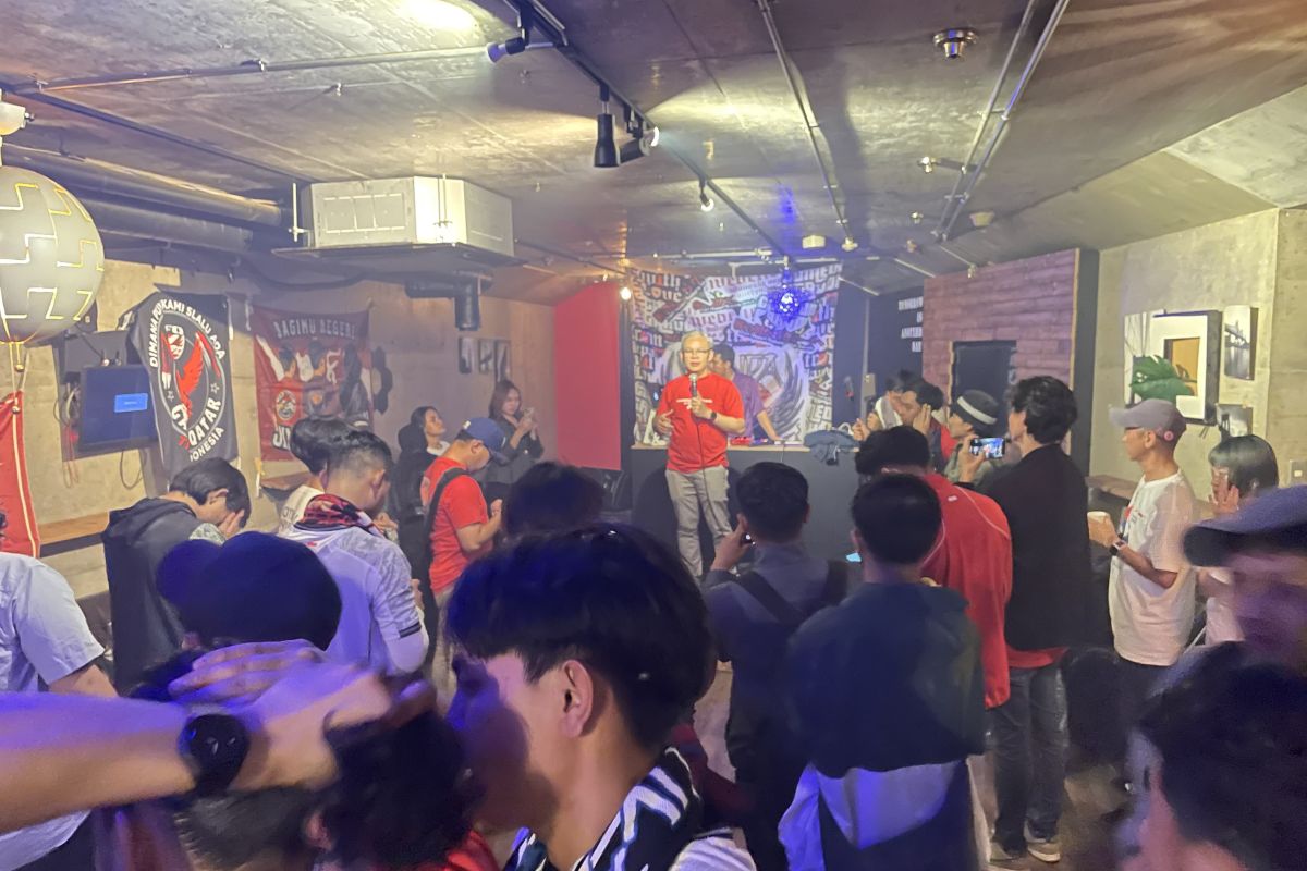 KBRI Tokyo, KJRI Osaka mengajak suporter timnas jadi duta bangsa yang baik