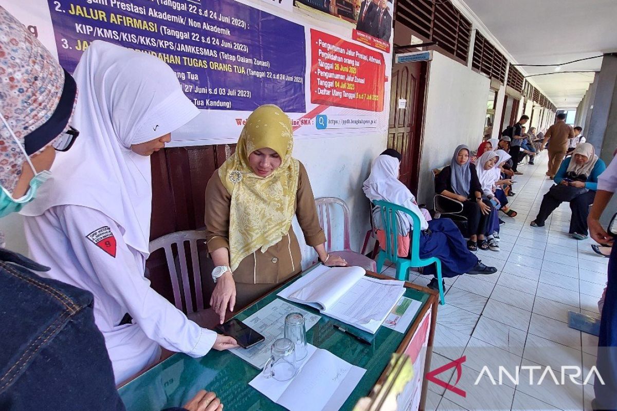 Pemprov Bengkulu pastikan siswa sekitar sekolah terkover dalam SPMB