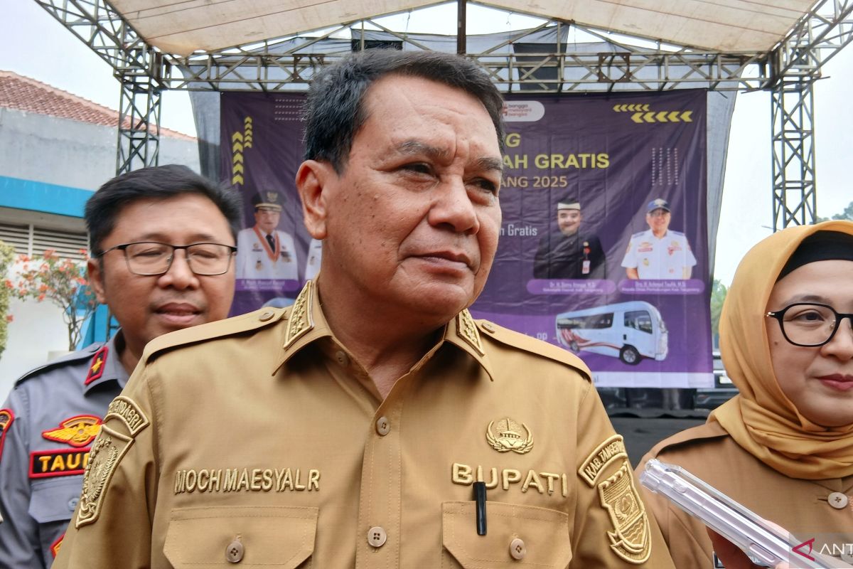 Bus pelajar di Tangerang penunjang program sekolah gratis
