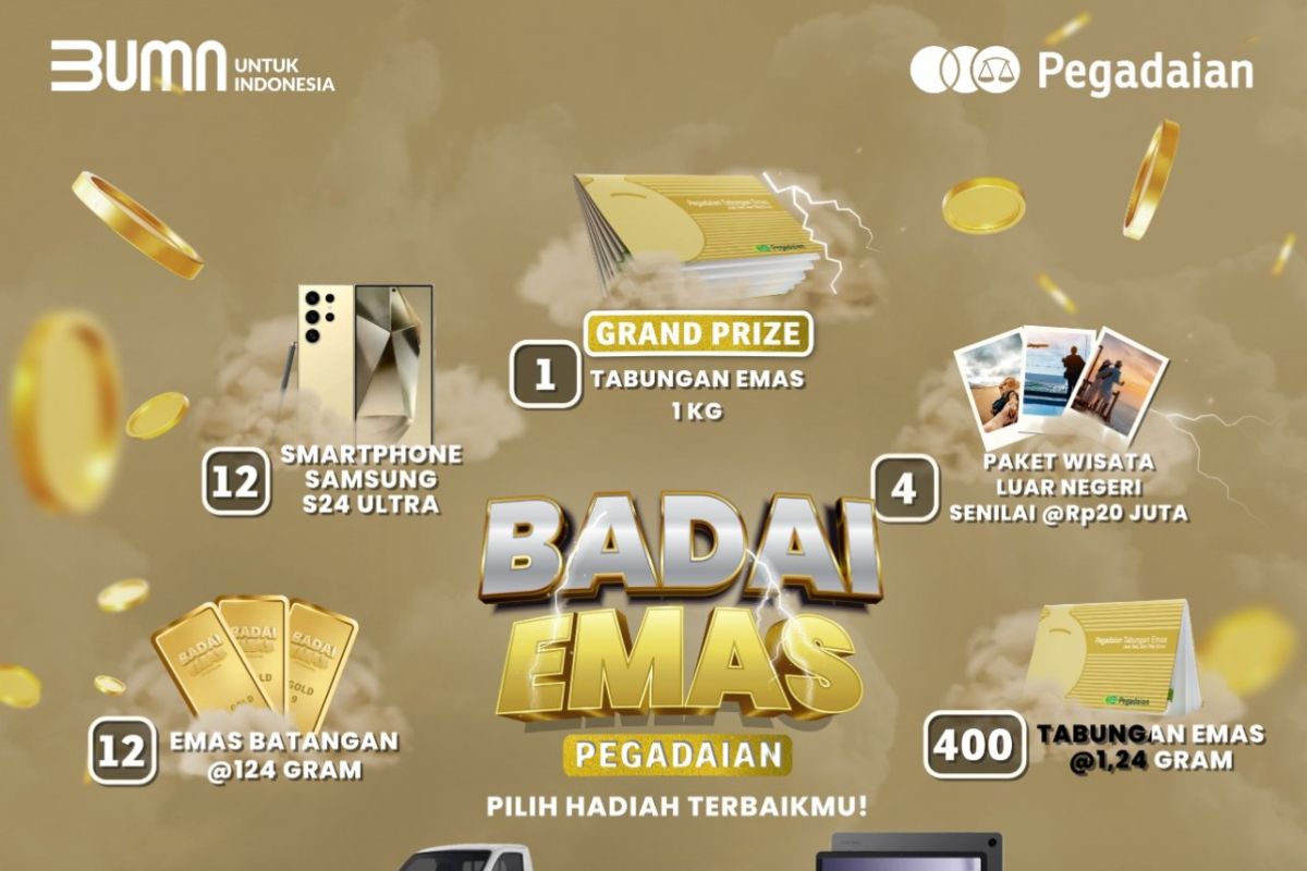 PT Pegadaian hadirkan pogram badai emas 2025