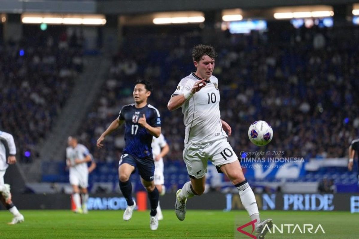 Kualifikasi Piala Dunia 2026  - Indonesia kalah telak 0-6 dari Jepang