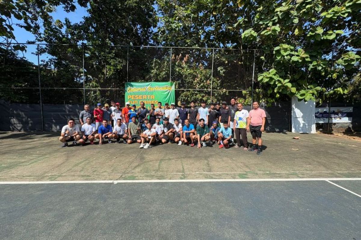 Komunitas remaja tenis Lampung hidupkan Fun Games sebagai ajang silahturahmi