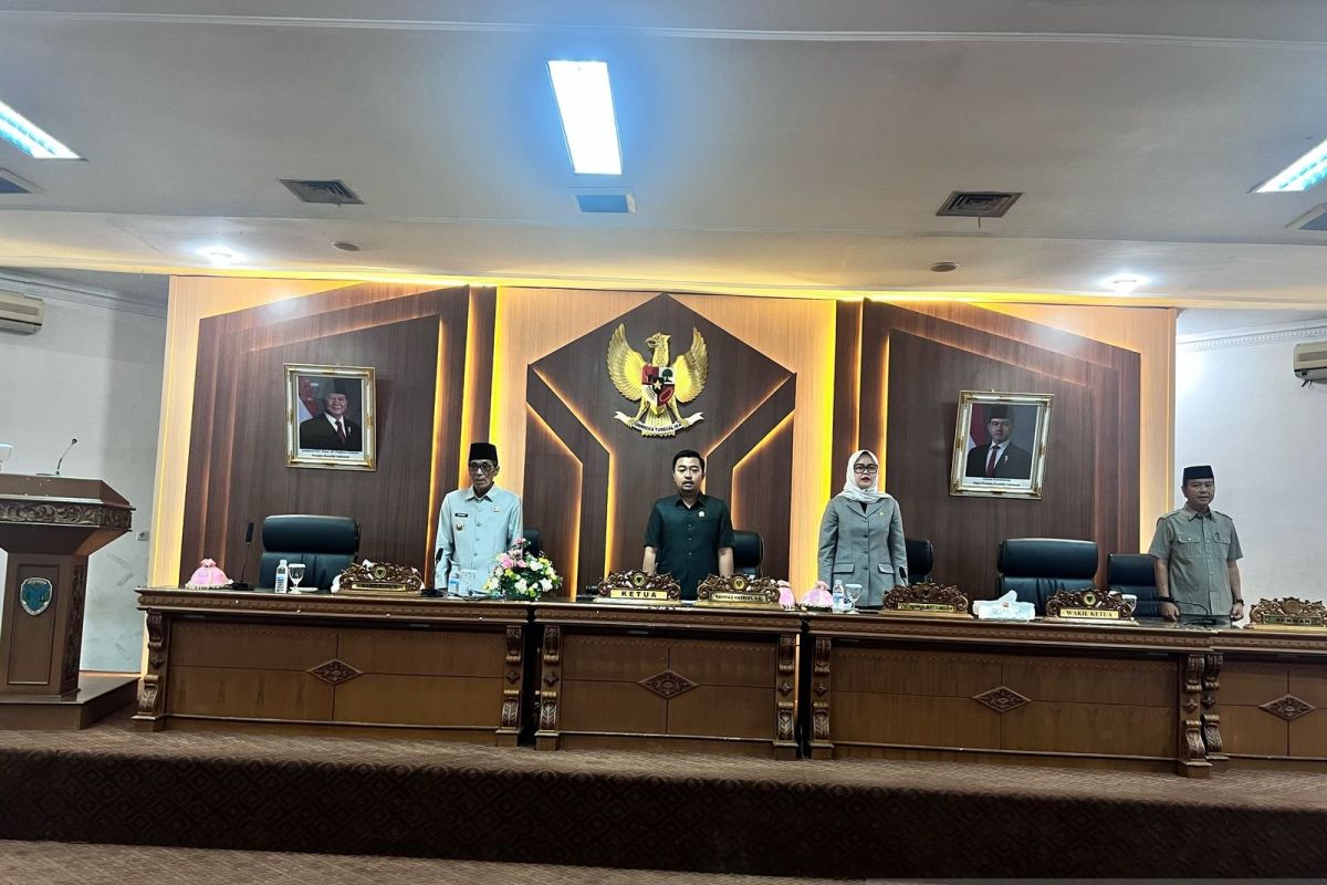 DPRD Batang Hari gelar rapat paripurna terkait rencana perda tentang RTRW