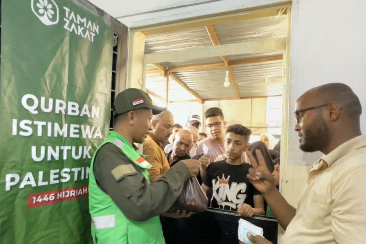 Taman Zakat salurkan 1.200 paket kurban untuk pengungsi Gaza di Yordania
