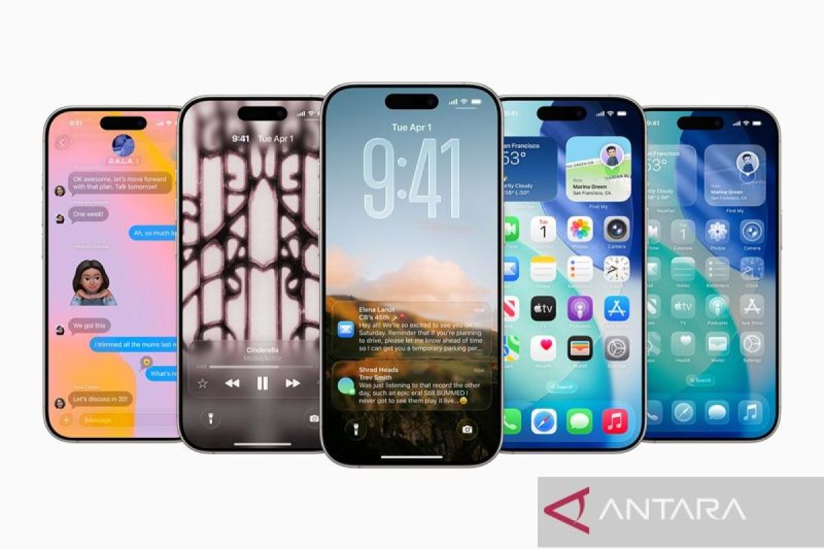 Apple perkenalkan iOS 26 dengan desain baru dan peningkatan fitur