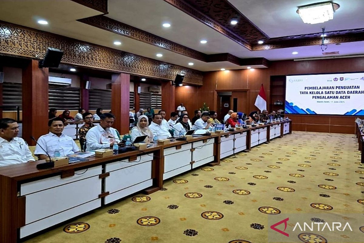 Pemprov Gorontalo belajar program Satu Data Daerah di Aceh