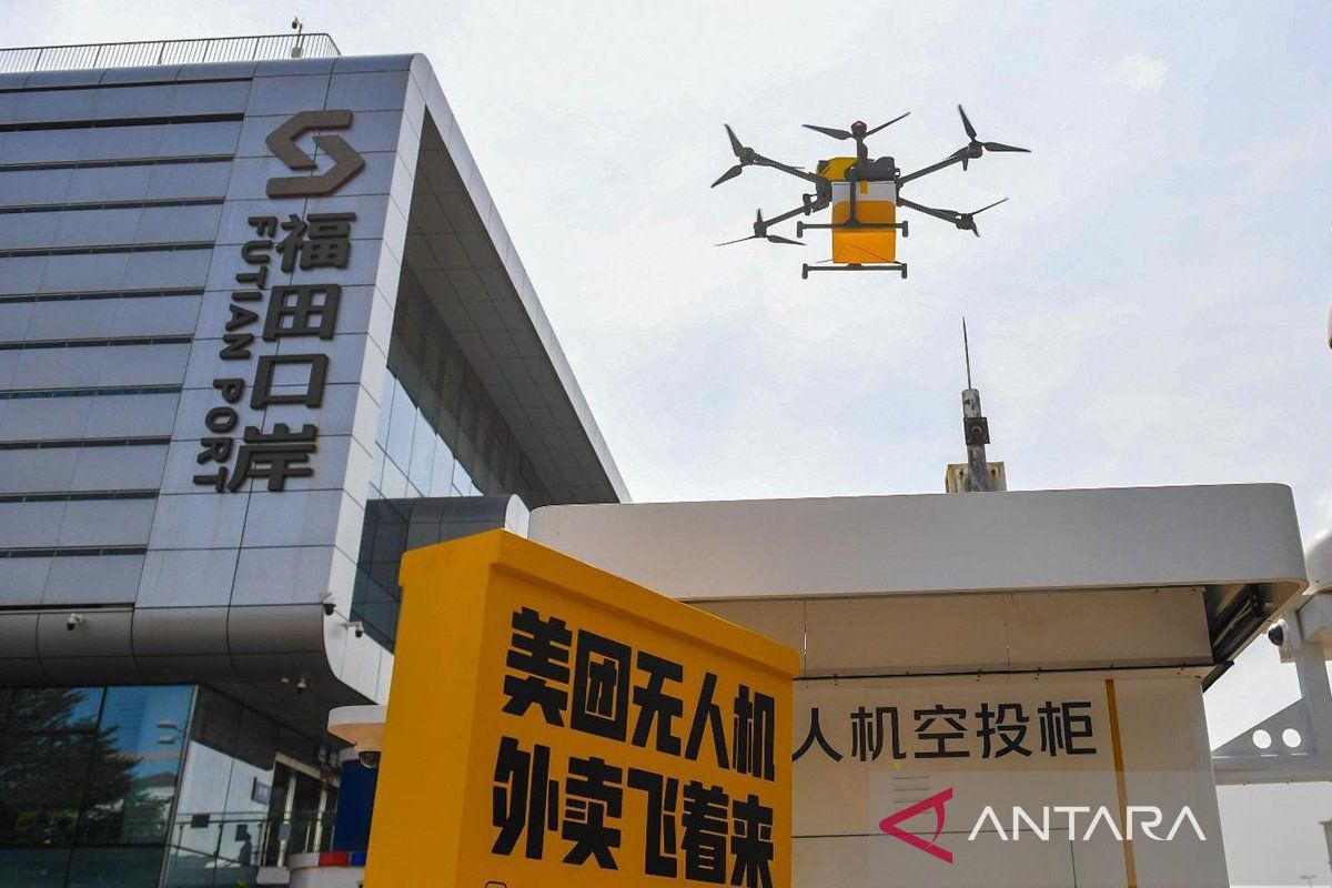 Layanan transportasi via drone di China disorot dalam dan luar negeri
