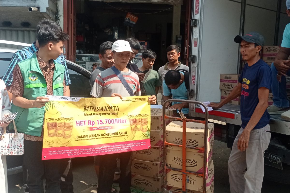 Disperindag Banten stabilisasi harga Minyakita di Pasar Rangkasbitung