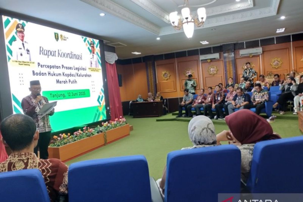 Pemkab Tabalong percepat badan hukum Koperasi Desa Merah Putih
