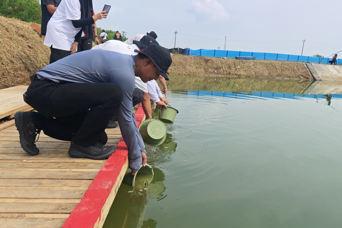 Lahan Lapas Kendal jadi kolam ikan untuk dukung ketahanan pangan