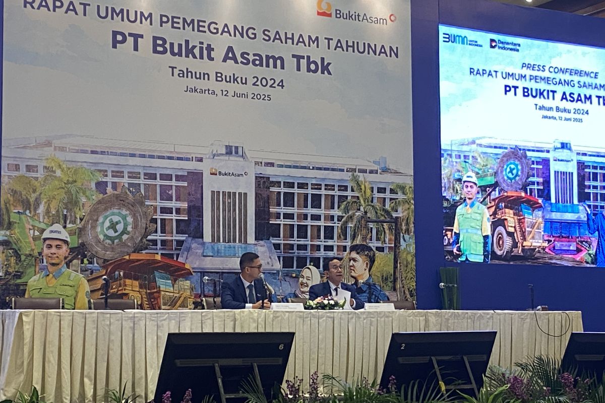 RUPST PTBA sepakati dividen Rp3,83 triliun dan perubahan pengurus