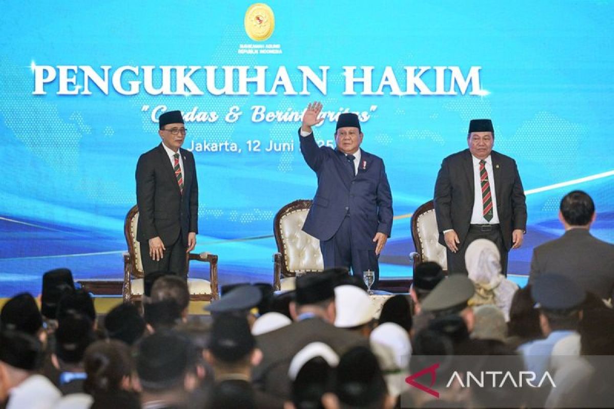 Prabowo: Hakim memiliki peran penting sebagai benteng terakhir keadilan